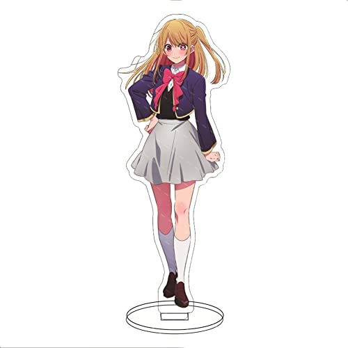 Jilijia Anime Oshi no Ko Acryl-Figur, doppelseitig, transparent, Miniatur-Actionfigur, Desktop-Dekoration, 16 cm von Jilijia