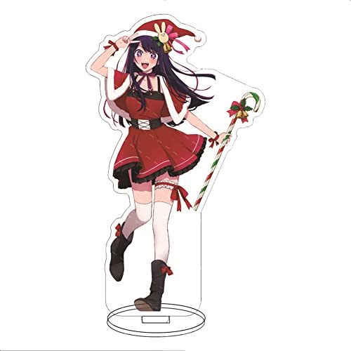 Jilijia Anime Oshi no Ko Acryl-Figur, doppelseitig, transparent, Miniatur-Actionfigur, Desktop-Dekoration, 16 cm von Jilijia