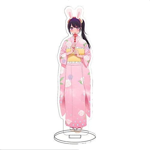 Jilijia Anime Oshi no Ko Acryl-Figur, doppelseitig, transparent, Miniatur-Actionfigur, Desktop-Dekoration, 16 cm von Jilijia