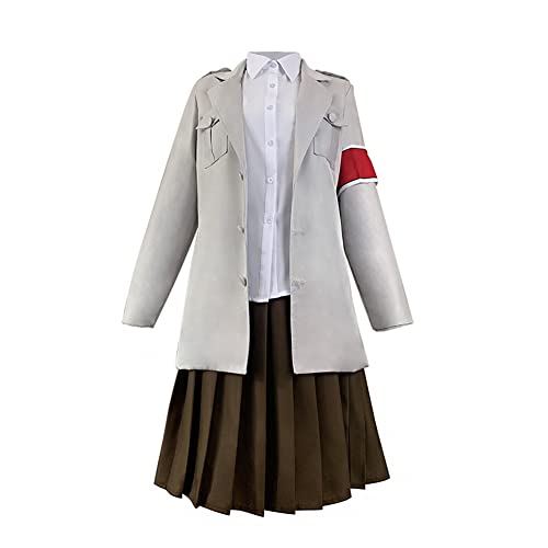 Jilijia Anime Titan Cosplay Kostüm Reiner Braun/Pieck Finger/Eren Jaeger Uniform Kostüm Cartoon Rollenspiel Outfits Halloween Full Set, Pieck Finger, 50 von Jilijia