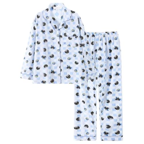 Jilijia Anime Tobio Kageyama Pyjama, Cartoon-Charakter, Cosplay, langärmelig, Pyjama-Set für Herren und Damen, Sommer-Homewear Jilijia Anime Tobio Kageyama Pyjama, Cartoon-Charakter, Cosplay, langärmelig, Pyjama-Set für Herren und Damen, Sommer-Homewear von Jilijia