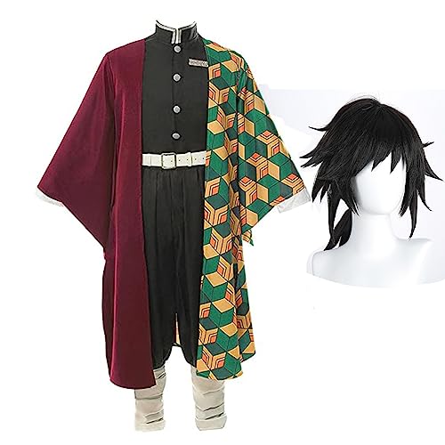 Jilijia Anime Tomioka Giyuu Cosplay Kostüm Rengoku Kyoujurou Kimono Robe Cloak Halloween Fancy Dress Kimono Outfits für Damen und Herren Jilijia Anime Tomioka Giyuu Cosplay Kostüm Rengoku Kyoujurou Kimono Robe Cloak Halloween Fancy Dress Kimono Outfits für Damen und Herren von Jilijia