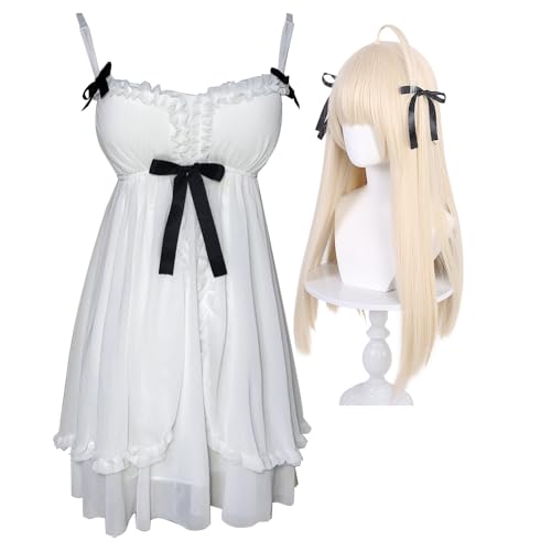 Jilijia Anime Yosuga no Sora Cosplay Kostüm Kasugano Sora Cosplay Kostüm Halloween Outfits Pyjama Camisole Karneval Cosplay Verkleidung von Jilijia