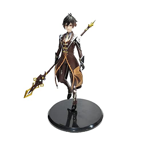 Jilijia Anime ZhongLi Figur Lumine/Aether/Barbara/Ganyu Action Figuren PVC Cartoon Kampf sitzend stehend Haltung Spielzeug Modell Statue Ornament von Jilijia