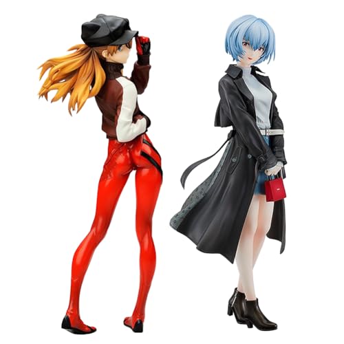 Jilijia Ayanami Rei & Asuka Langley Soryu Actionfigur PVC Anime Mädchen Figur Charakter Modell Dekoration Ornamente Sammlerstücke Geschenk von Jilijia