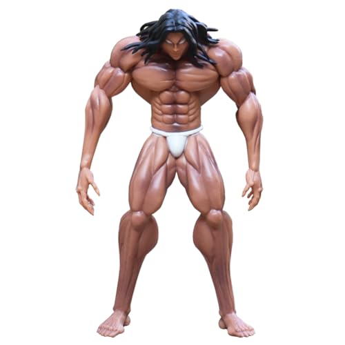 Jilijia BAKI Figur Pickle/Jack Hanma/Hanma Baki Anime Fighting Ornaments Primitive Man Muscle Man Actionfigur Modell Puppe Dekoration von Jilijia