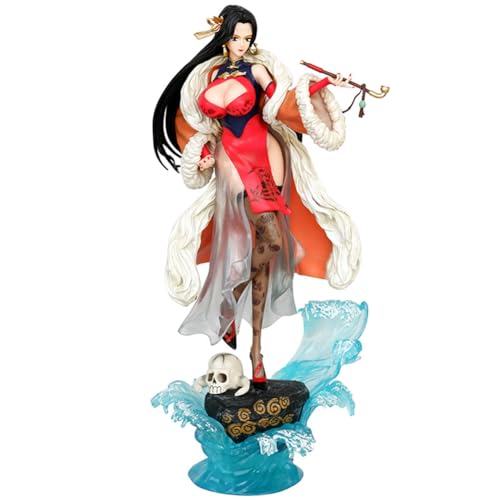 Jilijia Boa·Hancock Action Figur Anime Charakter Elegant Cheongsam Style PVC Figur Stehend Position Statisch Modell Ornament Geschenk 36cm von Jilijia