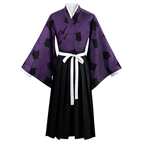 Jilijia Daki Cosplay Kostüm Set Kokushibou Halloween Umhang Anime Kimono Anzug Set Erwachsene Outfit von Jilijia