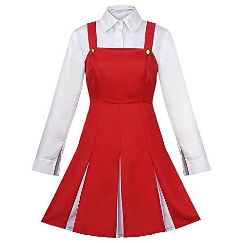 Jilijia Damen Emma Cosplay Kostüm My Hero Academia Kostüm Rotes Kleid Weißes Shirt Halloween Kostüm, Eri, S Jilijia Damen Emma Cosplay Kostüm My Hero Academia Kostüm Rotes Kleid Weißes Shirt Halloween Kostüm, Eri, S von Jilijia