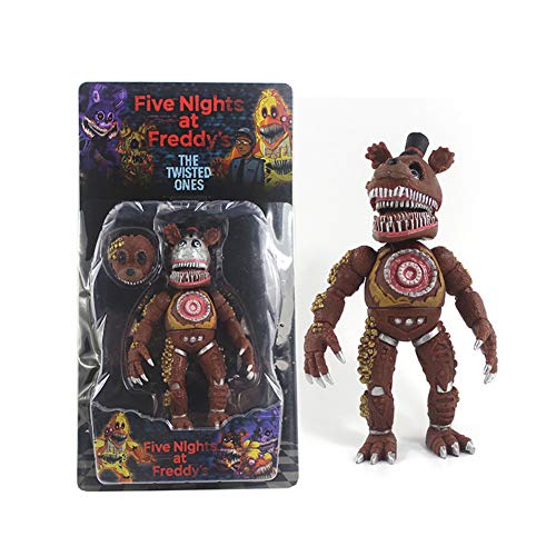 Jilijia FNAF Figure Five Night Game Model Statue Security Breach Fazbear's Piazzaria Bonnie Chica Springtrap Action Figure Ornaments Gifts von Jilijia