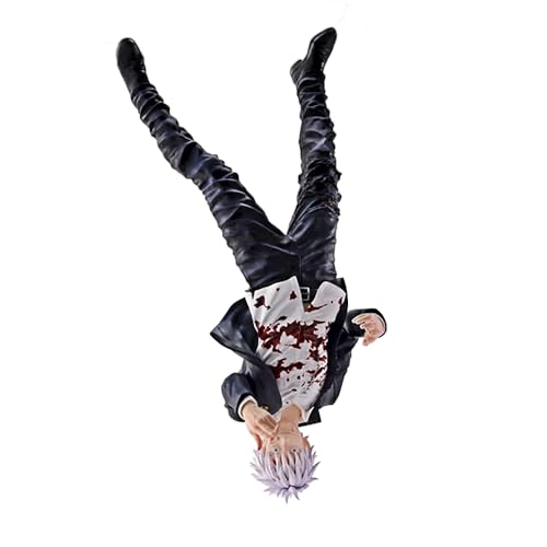 Jilijia Gojo Satoru Figur Anime PVC Statue Umkehrtechnik Gojo Satoru Actionfigur Cartoon Charakter Modell Dekoration Desktop Sammlung 24cm von Jilijia