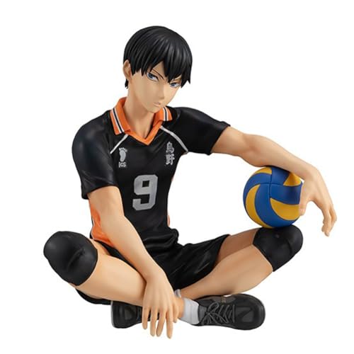 Jilijia Haikyuu Figur Hinata Shoyo Sitzposition Figur Tobio Kageyama Modell Figur PVC Modell Puppe Desktop Ornamente von Jilijia