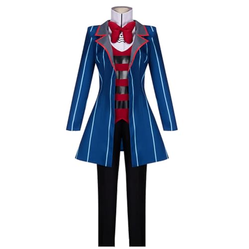 Jilijia Hazbin Hotel Cosplay Kostüm Charlie Morningstar/Vox Cosplay Outfits Anzug Jacke Hose Uniform Anime Rolle Komplettes Set für Halloween Karneval Anime Ausstellung von Jilijia