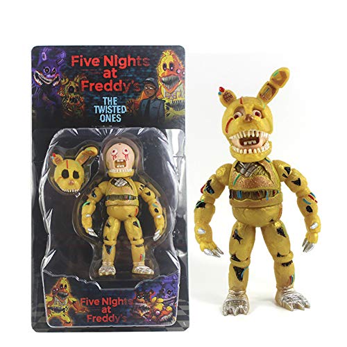 Jilijia FNAF Figur Five Night Game Modell Sicherheitsstatue Fazbear Piazzaria Bonnie Chica Springtrap Action Figur Ornamente Geschenke von Jilijia