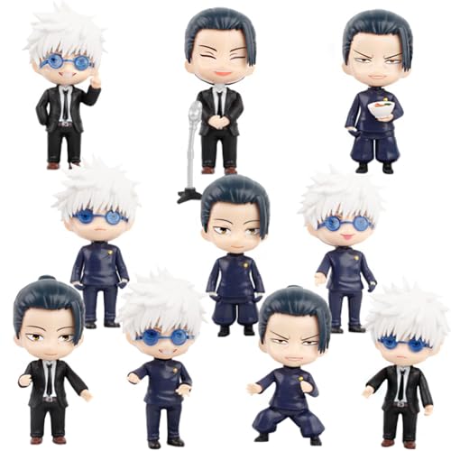 Jilijia JJK Look Up Figuren-Set Gojo Satoru Itadori Yuuji Geto Suguru Figur JJK Q Version Action Modell Statue Desktop Ornamente 10pcs Jilijia JJK Look Up Figuren-Set Gojo Satoru Itadori Yuuji Geto Suguru Figur JJK Q Version Action Modell Statue Desktop Ornamente 10pcs von Jilijia
