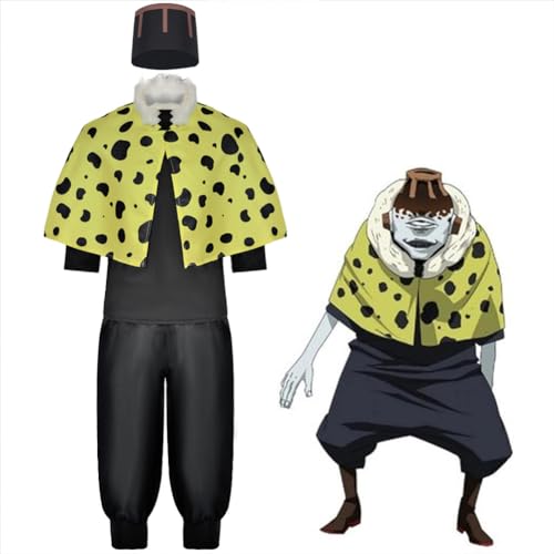 Jilijia Jogo Cosplay Kostüm, Anime Cosplay Outfit mit Hut Halloween Weihnachten Karneval Thema Party Dress Up Anzug für Unisex von Jilijia