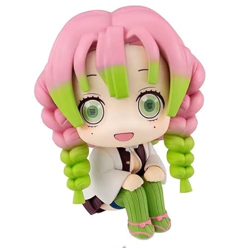 Jilijia Kanroji Mitsuri Look Up Figur Shinazugawa Sanemi Palm Sitzposition Kuchen Ornament Anime Niedliche Statue Puppe Sammlung von Jilijia