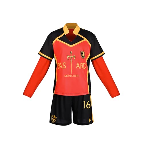 Jilijia Kurona Ranze Cosplay-Kostüm, Gagamaru, Gin, Anime, Rolle, Cosplay, Fußball-Trikots, Uniform, Halloween-Outfit, Fußball-Trainingskleidung für Erwachsene und Herren von Jilijia