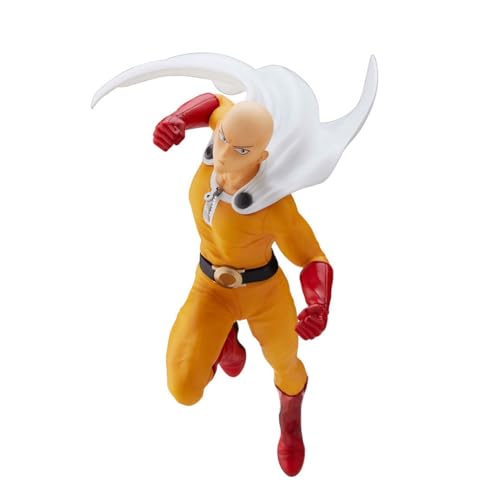 Jilijia One Punch Man Figur Saitama Charakter Modell PVC Kampfposition Actionfigur als Geschenk, Desktop-Dekoration, 13 cm von Jilijia