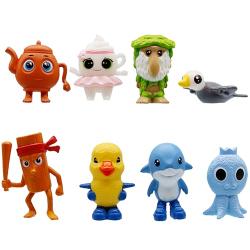 Jilijia Tung Tung Tung Sahur-Figur, niedliches Anime-Gehirnrottier-Modell, TaTaTaTaTaTa Sahur Actionfiguren, Kuchendekoration, Sammlerstücke, Schreibtisch-Dekoration, 8 Stück Jilijia Tung Tung Tung Sahur-Figur, niedliches Anime-Gehirnrottier-Modell, TaTaTaTaTaTa Sahur Actionfiguren, Kuchendekoration, Sammlerstücke, Schreibtisch-Dekoration, 8 Stück von Jilijia