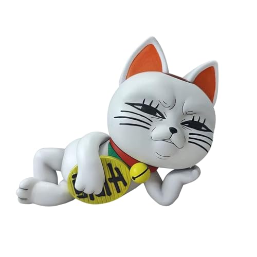 Jilijia Turbo Granny Figur Statue, Anime Turbo Oma Katze, liegende Position, PVC-Modell, Desktop-Ornament, Sammlerstück, Geschenke für Fans, 8 cm von Jilijia