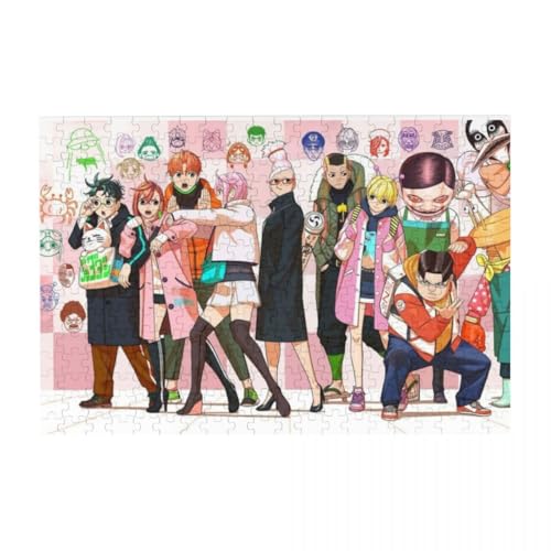 Okarun Jigsaw Anime DIY Jigsaw Figure Ayase Momo/Shiratori Aira/Turbo Granny Manga Theme 200 Piece Cartoon Jigsaws for Adults Decompression Game von Jilijia