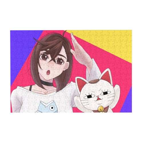 Okarun Jigsaw Anime DIY Jigsaw Figure Ayase Momo/Shiratori Aira/Turbo Granny Manga Theme 200 Piece Cartoon Jigsaws for Adults Decompression Game von Jilijia