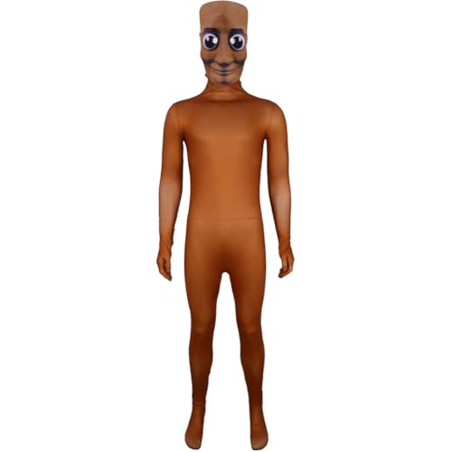 Tung Tung Tung Sahur Cosplay-Body, Anime, Rollenspiel, Overall und Maske, lustiges Halloween-Kostüm für Erwachsene und Teenager, 110–190 cm Tung Tung Tung Sahur Cosplay-Body, Anime, Rollenspiel, Overall und Maske, lustiges Halloween-Kostüm für Erwachsene und Teenager, 110–190 cm von Jilijia