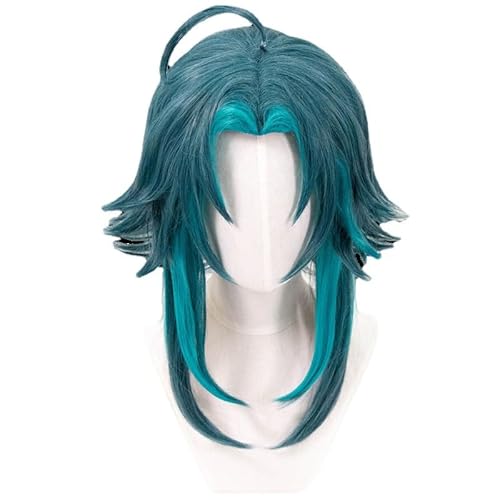Xiao Role Cosplay Kostüm Anime Game Cosplay Halloween Perücke Cartoon Manga Perücke von Jilijia