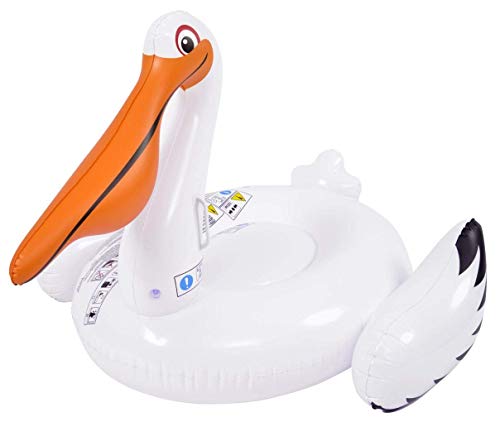 Jilong 16920388643013 37452 Pelican Aufblasbarer Schwimmring, weiß, L Jilong 16920388643013 37452 Pelican Aufblasbarer Schwimmring, weiß, L von Jilong