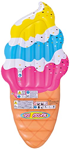 Jilong SunClub Luftmatratze Ice Cream Schwimmtier XL 180x 87 cm Poolmatratze Waffeleis EIS Eistüte Eiswaffel von Jilong