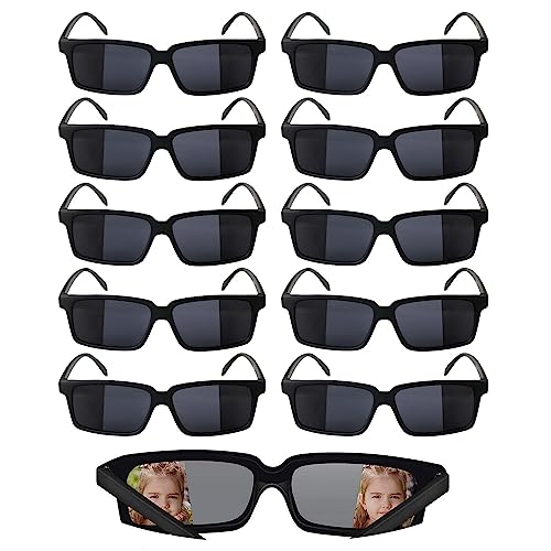 10 Stück Schwarz Rückansicht Partybrillen, Agentenbrille Kinder Schwarz, Spiegel Detektiv Brille, Agent Brille Kinder, Geeignet Für Strandpartys, Hawaii-Urlaub, Urlaubsveranstaltungen, Rollenspiele 10 Stück Schwarz Rückansicht Partybrillen, Agentenbrille Kinder Schwarz, Spiegel Detektiv Brille, Agent Brille Kinder, Geeignet Für Strandpartys, Hawaii-Urlaub, Urlaubsveranstaltungen, Rollenspiele von Jilskl