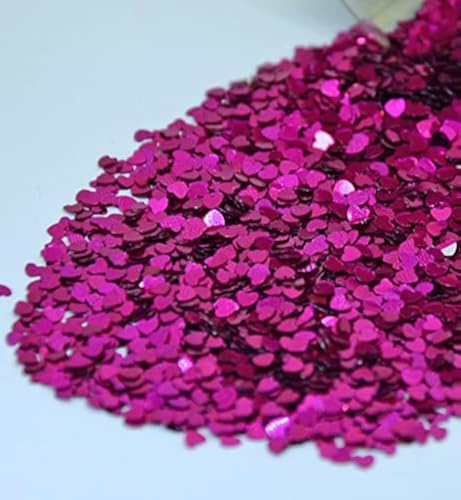 Konfetti-Herz, 0,3 cm, Hot Pink, 3 Beutel (42,5 g) #9720 von Jimmy Jem's