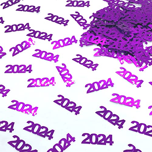 Konfetti Jahr 2024 lila – Einzelhandelsverpackung #7634 QS0 von Jimmy Jem's