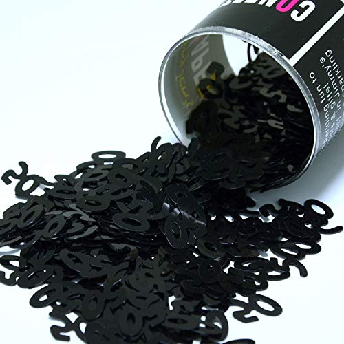 Konfetti Nr. 50, Schwarz, 3 Beutel (42,5 g) #7501 von Jimmy Jem's
