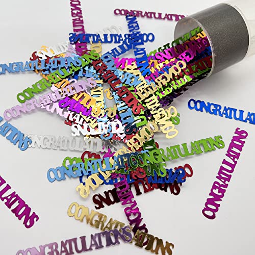 Konfetti-Wort "Congratulations", mehrfarbig – Einzelhandelspackung #7654 QS0 von Jimmy Jem's