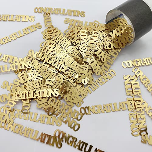 Konfetti-Wort "Congratulations" Gold – Einzelhandelsverpackung #7652 QS0 von Jimmy Jem's