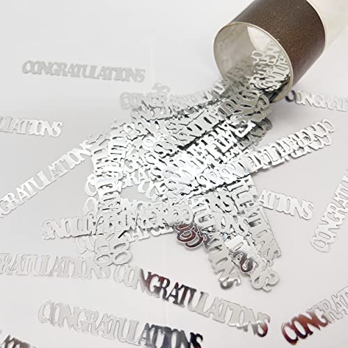 Konfetti Wort Congratulations Silber – Einzelhandelsverpackung #7653 QS0 Konfetti Wort Congratulations Silber – Einzelhandelsverpackung #7653 QS0 von Jimmy Jem's