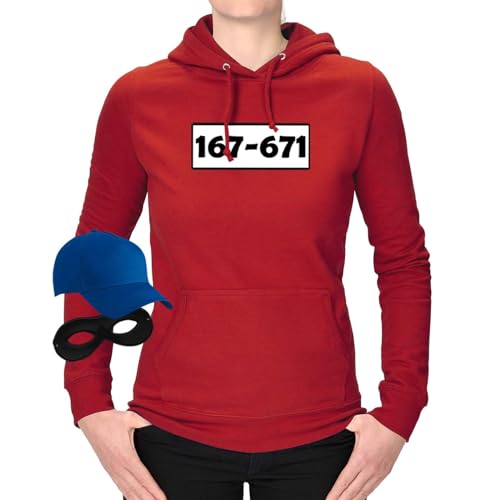 Jimmys Textilfactory Hoodie Panzerknacker Karneval Kostüm Set Wunschnummer XS-2XL Damen Verkleidung Fasching Outfit Rosenmontag Karnevalszug JGA, Größe:M, Set: klassik, Logo: Standard-Nr Jimmys Textilfactory Hoodie Panzerknacker Karneval Kostüm Set Wunschnummer XS-2XL Damen Verkleidung Fasching Outfit Rosenmontag Karnevalszug JGA, Größe:M, Set: klassik, Logo: Standard-Nr von Jimmys Textilfactory