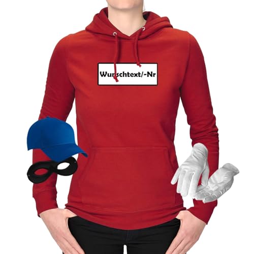 Jimmys Textilfactory Hoodie Panzerknacker Karneval Kostüm Set Wunschnummer XS-2XL Damen Verkleidung Fasching Outfit Rosenmontag Karnevalszug JGA, Größe:S, Set: komplett, Logo: Wunsch-Nr Jimmys Textilfactory Hoodie Panzerknacker Karneval Kostüm Set Wunschnummer XS-2XL Damen Verkleidung Fasching Outfit Rosenmontag Karnevalszug JGA, Größe:S, Set: komplett, Logo: Wunsch-Nr von Jimmys Textilfactory