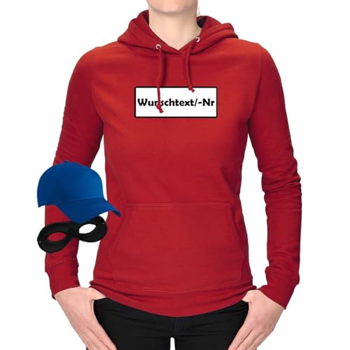 Jimmys Textilfactory Hoodie Panzerknacker Karneval Kostüm Set Wunschnummer XS-2XL Damen Verkleidung Fasching Rosenmontag Karnevalszug, Größe:M, Set: klassik, Logo: Wunsch-Nr Jimmys Textilfactory Hoodie Panzerknacker Karneval Kostüm Set Wunschnummer XS-2XL Damen Verkleidung Fasching Rosenmontag Karnevalszug, Größe:M, Set: klassik, Logo: Wunsch-Nr von Jimmys Textilfactory