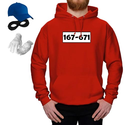 Jimmys Textilfactory Hoodie Panzerknacker & Tütü Karneval Kostüm-Set Tüllrock XS-5XL Herren Verkleidung Fasching Outfit Rosenmontag JGA, Größe:4XL, Set Komplett, Logo: Standard-Nr Jimmys Textilfactory Hoodie Panzerknacker & Tütü Karneval Kostüm-Set Tüllrock XS-5XL Herren Verkleidung Fasching Outfit Rosenmontag JGA, Größe:4XL, Set Komplett, Logo: Standard-Nr von Jimmys Textilfactory