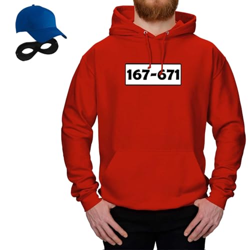 Jimmys Textilfactory Hoodie Panzerknacker & Tütü Karneval Kostüm-Set Tüllrock XS-5XL Herren Verkleidung Fasching Outfit Rosenmontag JGA, Größe:M, Set Klassik, Logo: Standard-Nr Jimmys Textilfactory Hoodie Panzerknacker & Tütü Karneval Kostüm-Set Tüllrock XS-5XL Herren Verkleidung Fasching Outfit Rosenmontag JGA, Größe:M, Set Klassik, Logo: Standard-Nr von Jimmys Textilfactory