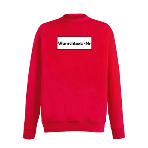 Jimmys Textilfactory Sweatshirt Panzerknacker Karneval Kostüm Set Deluxe XS-5XL Herren Verkleidung Fasching Rosenmontag Karnevalszug, Größe:L, Shirt only, Logo: Wunsch-Nr von Jimmys Textilfactory