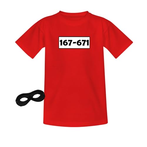 Jimmys Textilfactory T-Shirt Panzerknacker Karneval Kostüm Kids Set Wunschnummer 98-164 Kinder Verkleidung Fasching Outfit Rosenmontag JGA, Größe:152/164, Set: light Maske, Logo: Standard-Nr Jimmys Textilfactory T-Shirt Panzerknacker Karneval Kostüm Kids Set Wunschnummer 98-164 Kinder Verkleidung Fasching Outfit Rosenmontag JGA, Größe:152/164, Set: light Maske, Logo: Standard-Nr von Jimmys Textilfactory