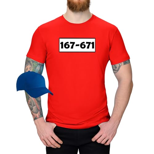 Jimmys Textilfactory T-Shirt Panzerknacker Karneval Kostüm Set Wunschnummer XS-5Xl Herren Verkleidung Fasching Outfit Rosenmontag Karnevalszug JGA, Größe:XL, Set: light Cap, Logo: Standard-Nr Jimmys Textilfactory T-Shirt Panzerknacker Karneval Kostüm Set Wunschnummer XS-5Xl Herren Verkleidung Fasching Outfit Rosenmontag Karnevalszug JGA, Größe:XL, Set: light Cap, Logo: Standard-Nr von Jimmys Textilfactory