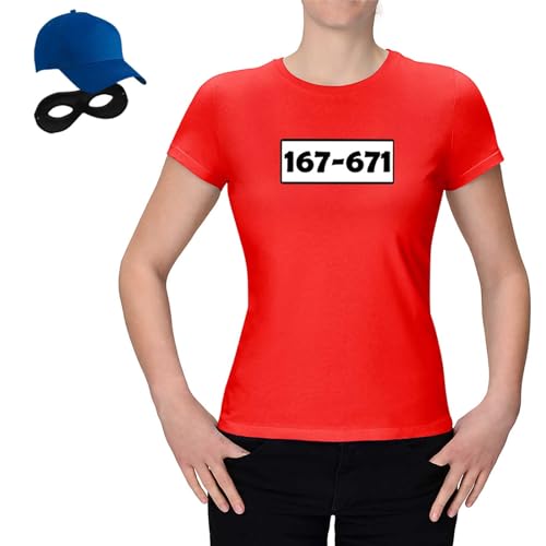 Jimmys Textilfactory T-Shirt & Tütü Panzerknacker Karneval Kostüm Set & Tüllrock XS-3XL Damen Verkleidung Fasching Outfit Rosenmontag JGA, Größe:2XL, Set: Klassik, Logo: Standard-Nr Jimmys Textilfactory T-Shirt & Tütü Panzerknacker Karneval Kostüm Set & Tüllrock XS-3XL Damen Verkleidung Fasching Outfit Rosenmontag JGA, Größe:2XL, Set: Klassik, Logo: Standard-Nr von Jimmys Textilfactory