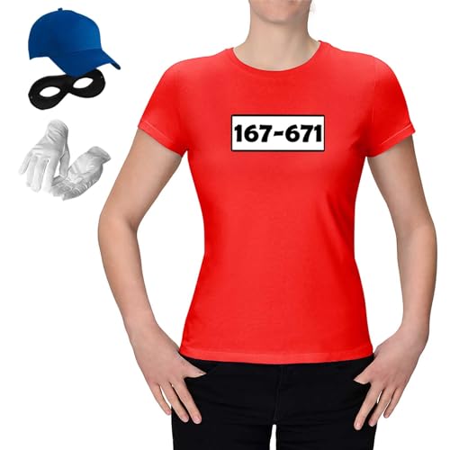 Jimmys Textilfactory T-Shirt & Tütü Panzerknacker Karneval Kostüm Set & Tüllrock XS-3XL Damen Verkleidung Fasching Outfit Rosenmontag JGA, Größe:XL, Set: Komplett, Logo: Standard-Nr Jimmys Textilfactory T-Shirt & Tütü Panzerknacker Karneval Kostüm Set & Tüllrock XS-3XL Damen Verkleidung Fasching Outfit Rosenmontag JGA, Größe:XL, Set: Komplett, Logo: Standard-Nr von Jimmys Textilfactory