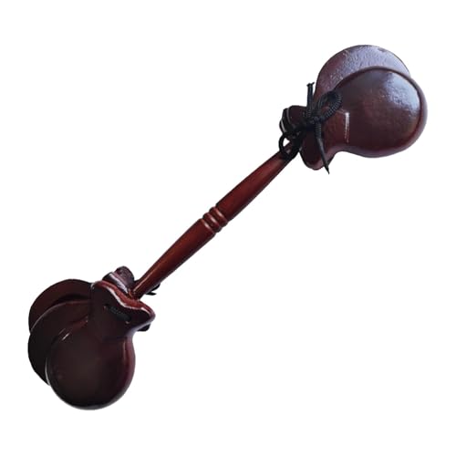Castanets Hand Percussion, spanische Castanets mit Schnur - Rosewood Hand Castanets Percussion Instrumente mit String | Traditioneller Lehrmittelhilfen Bildungsmusik -Klapper für die Bühnenleistung von Jingmiger