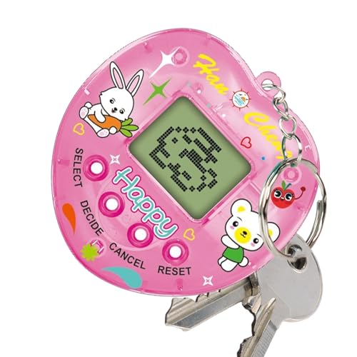 Digitales Haustier-Schlüsselanhänger-Spiel, virtueller Schlüsselanhänger für Haustiere, digitale Pets Schlüsselanhänger mit 168 Tieren, virtuelle elektronische digitale Tiere, digitale digitale Tiere von Jingmiger